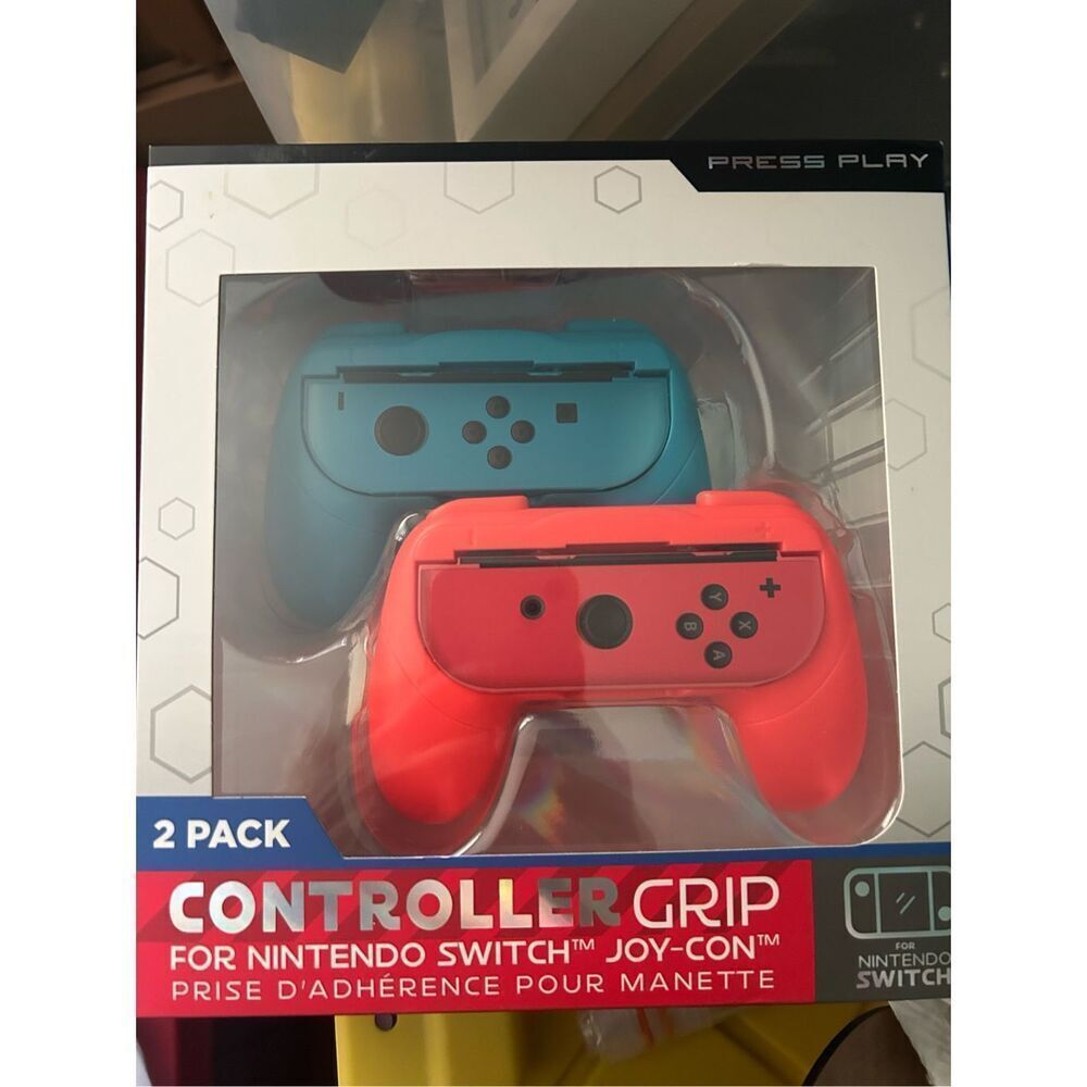 2 Pack Controller Grip For Nintendo Switch Joy Con